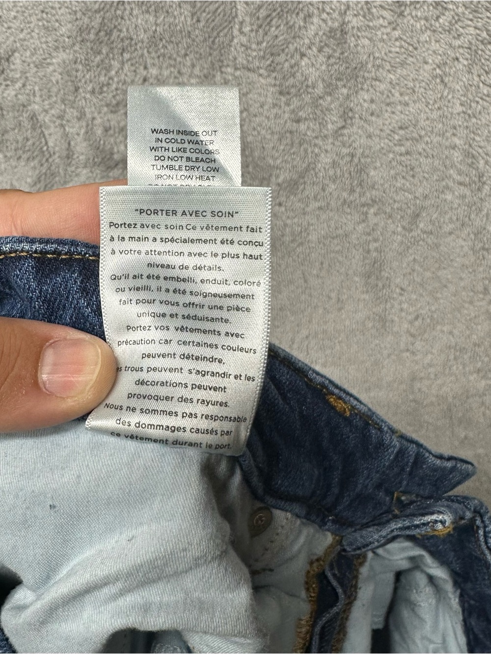 NWT Good American Good Petite Bootcut Jeans Size 14/32 Mid Rise Indigo Wash - Picture 12 of 12